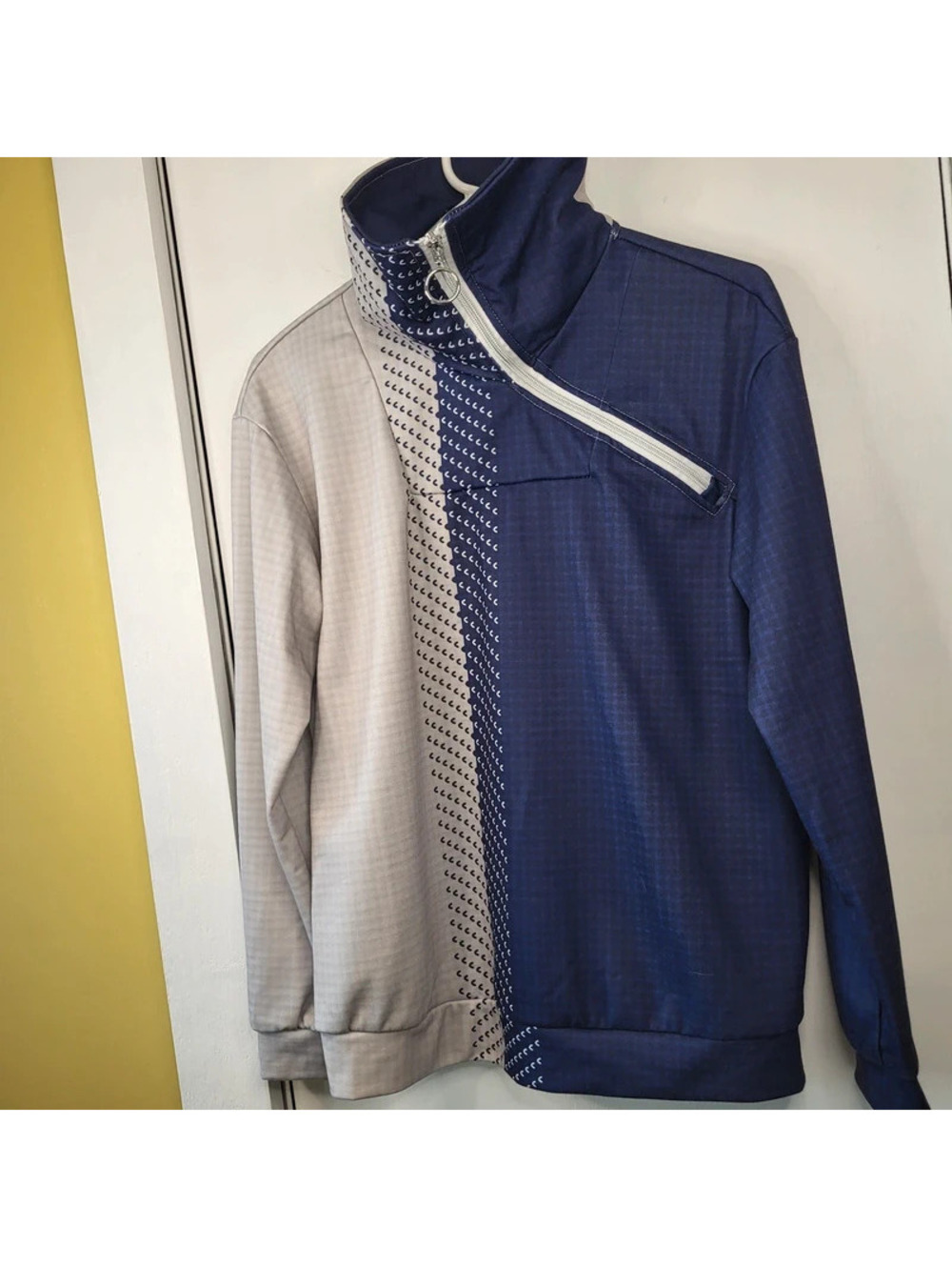 Acegolfs  Not So Classic Golf Sweatshirt blue and grey women's SM